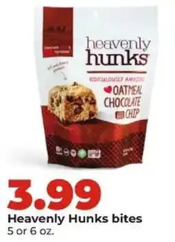 Hy-Vee Heavenly Hunks bites offer