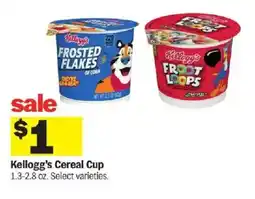 Meijer Kellogg's Cereal Cup offer