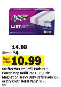 Meijer Swiffer WetJet Refill Pads offer