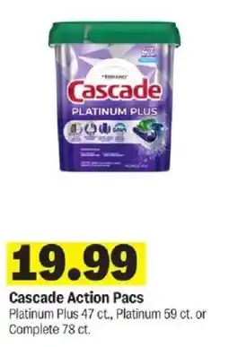 Meijer Cascade Action Pacs offer