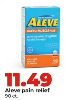 Hy-Vee Aleve pain relief offer