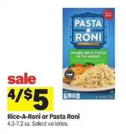 Meijer Rice-A-Roni or Pasta Roni offer