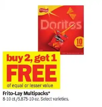 Meijer Frito-Lay Multipacks offer