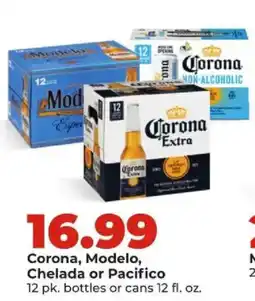 Hy-Vee Corona, Modelo, Chelada or Pacifico offer