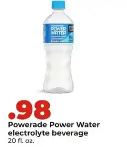 Hy-Vee Powerade power water electrolyte beverage offer