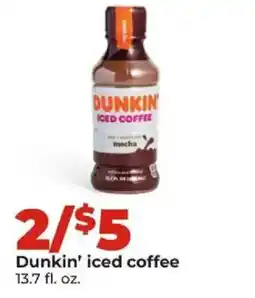 Hy-Vee Dunkin' iced coffee offer