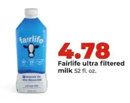 Hy-Vee Fairlife ultra filtered milk offer