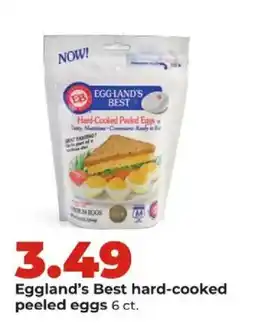 Hy-Vee Eggland's Best hard-cooked peeled eggs offer