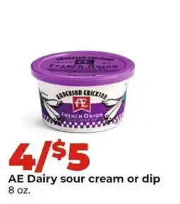 Hy-Vee AE Dairy sour cream or dip offer