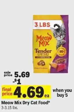 Meijer Meow Mix Dry Cat Food offer
