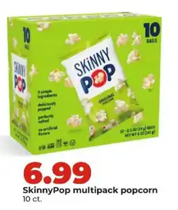 Hy-Vee SkinnyPop multipack popcorn offer