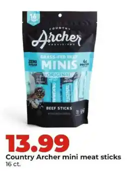 Hy-Vee Country Archer mini meat sticks offer