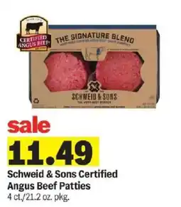 Meijer Schweid & Sons Certified Angus Beef Patties offer