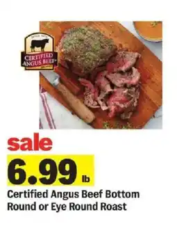Meijer Certified Angus Beef Bottom Round or Eye Round Roast offer