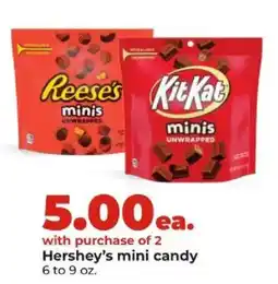 Hy-Vee Reese's minis offer
