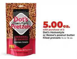 Hy-Vee Dot's Homestyle pretzels offer