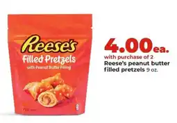 Hy-Vee Reese's filled pretzels offer