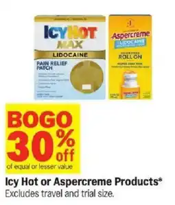 Meijer Icy Hot or Aspercreme Products offer