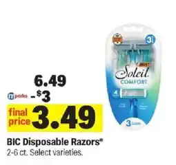 Meijer Bic Disposable Razors offer