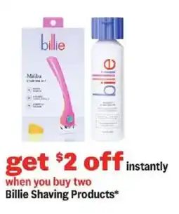 Meijer Billie Shaving Products offer