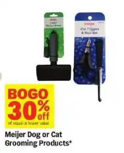 Meijer Meijer Dog or Cat Grooming Products offer