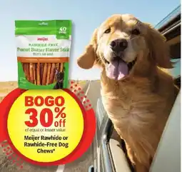 Meijer Meijer Rawhide or Rawhide-Free Dog Chews offer