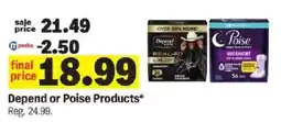 Meijer Depend or Poise Products offer