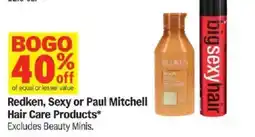 Meijer Redken, Sexy or Paul Mitchell Hair Care Products offer