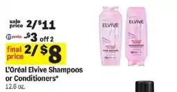 Meijer L'OrΓ©al Elvive Shampoos or Conditioners offer