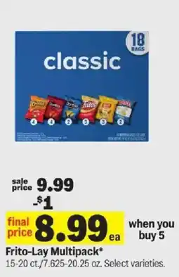 Meijer Frito-Lay Multipack offer