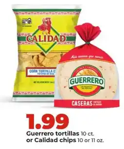 Hy-Vee Guerrero tortillas offer