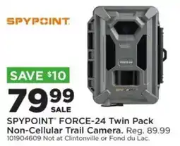 Mills Fleet Farm SpyPoint Force-24 Twin Pack Non-Cellular Trail Camera offer