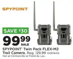 Mills Fleet Farm SpyPoint Twin Pack FLEX-M2 Trail Camera offer