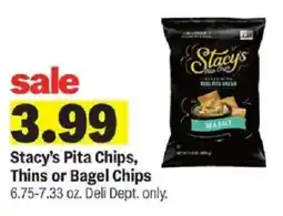 Meijer Stacy's Pita Chips, Thins or Bagel Chips offer