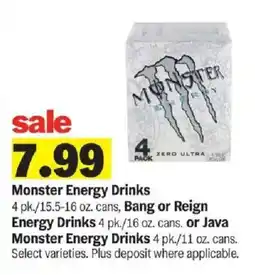 Meijer Monster Energy Drinks offer