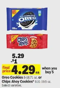 Meijer Oreo Cookies or Chips Ahoy Cookies offer