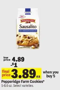 Meijer Pepperidge Farm Cookies offer