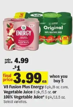Meijer V8 Fusion Plus Energy offer