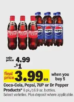 Meijer Coca-Cola, Pepsi, 7UP or Dr Pepper Products offer