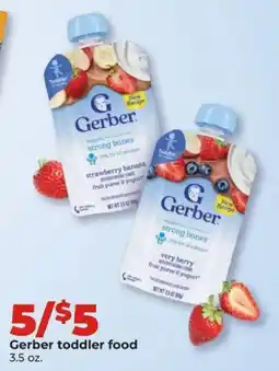 Hy-Vee Gerber toddler food offer