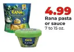 Hy-Vee Rana pasta or sauce offer