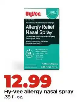 Hy-Vee Hy-Vee allergy nasal spray offer