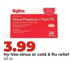 Hy-Vee Hy-Vee sinus or cold & flu relief offer