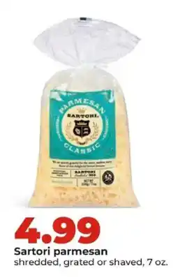 Hy-Vee Sartori parmesan offer