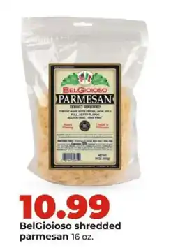 Hy-Vee BelGioioso shredded parmesan offer
