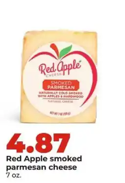 Hy-Vee Red Apple smoked parmesan cheese offer
