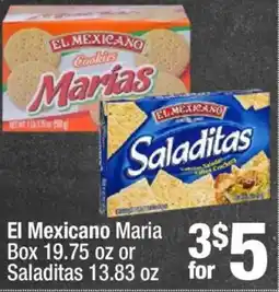 Super King Markets El Mexicanos Maria or Saladitas offer