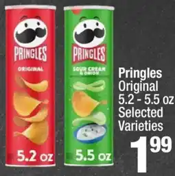 Super King Markets Pringles selected varieties offer