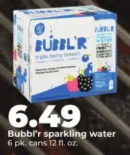 Hy-Vee Bubbl'r sparkling water offer