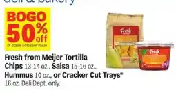 Meijer Fresh from Meijer Tortilla Chips offer
